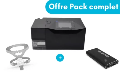 Offre pack complet PPC Néa + Humidificateur Sefam – PPC, Masque et Batterie inclus